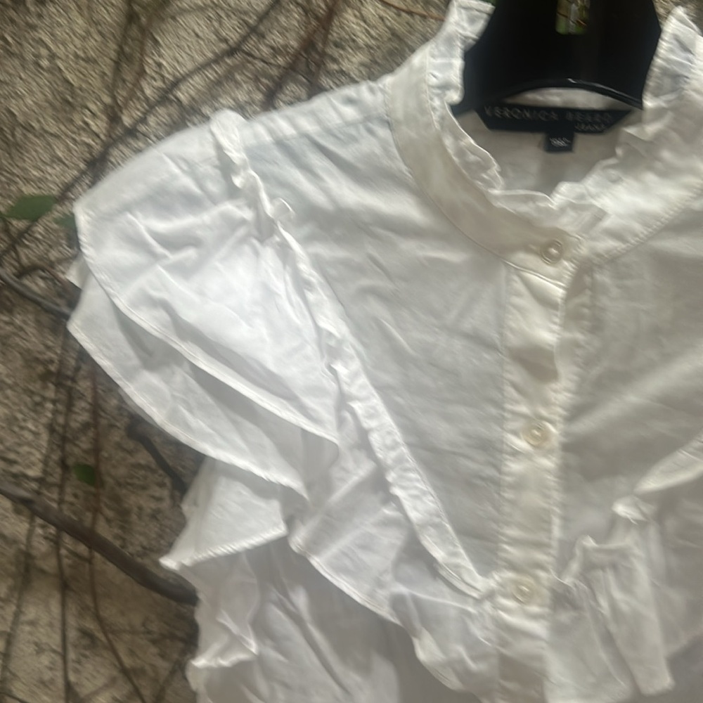 Veronica Beard Jaliyah Cotton Blouse View 6